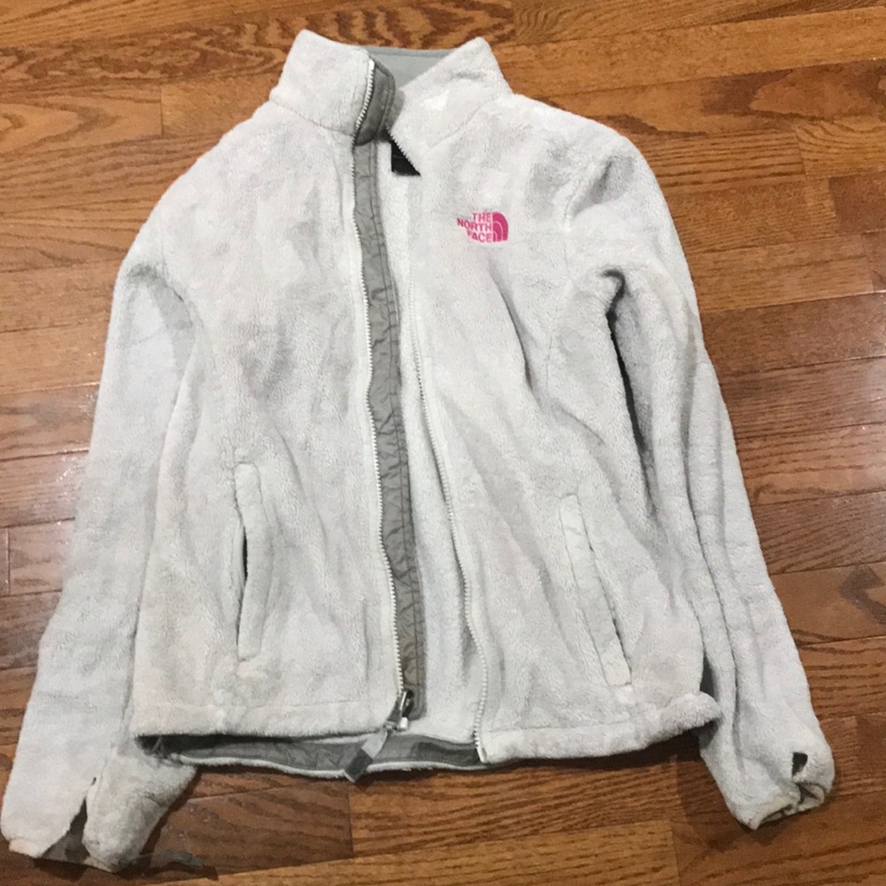 The north face White Faux Fur Jacket
